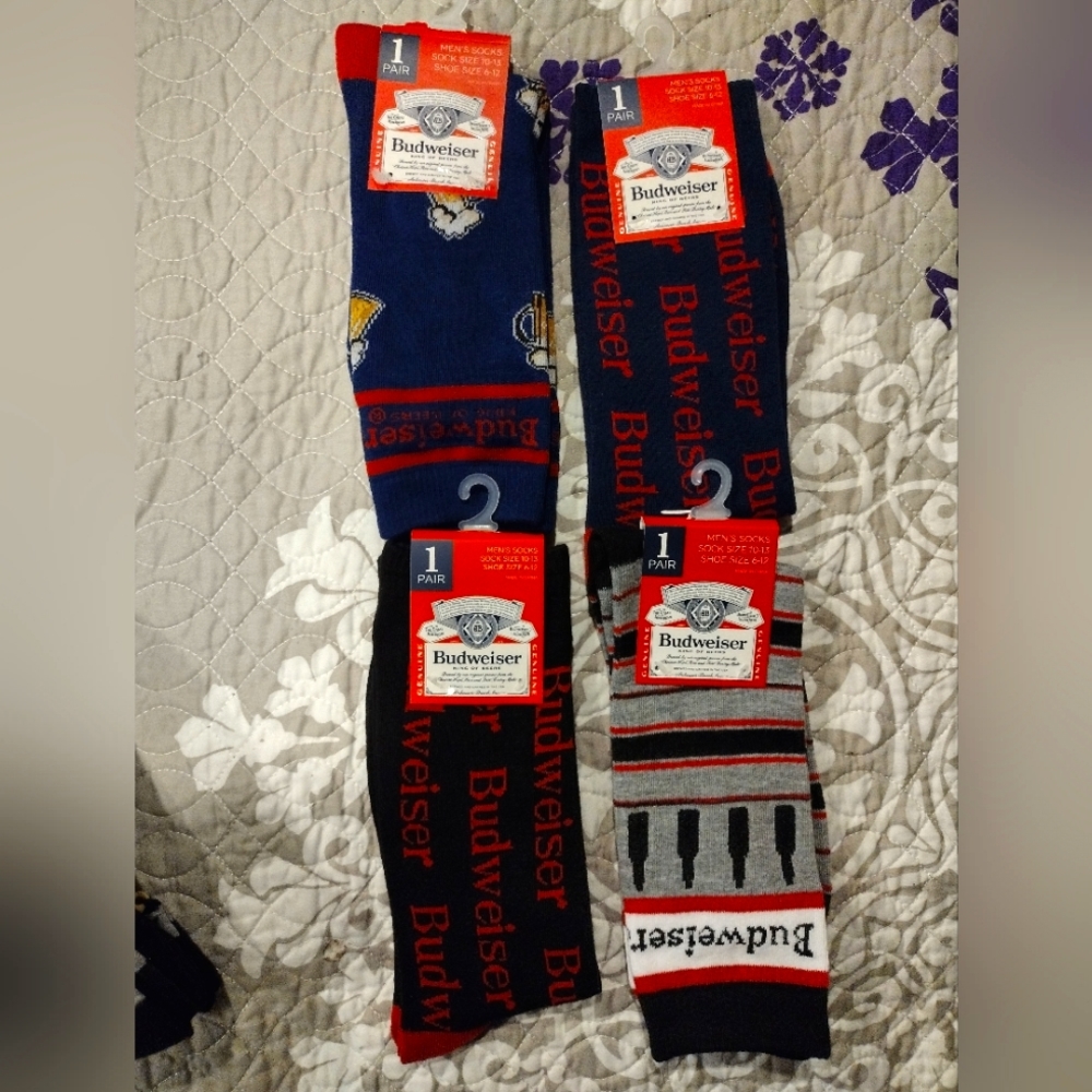 Budweiser Sock Gift Set